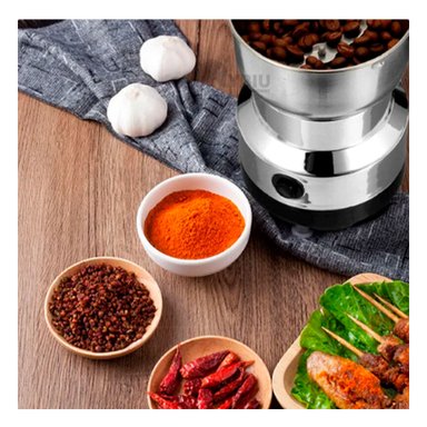 MOLEDOR MODERNO PARA TRITURAR RYBIU R7114 EN PLATEADO+ REGALO STICKERS