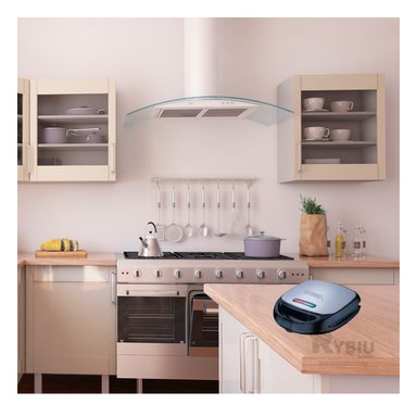 SANDWICHERA RYBIU EL32292 6 EN 1 NEGRO + REGALO STICKERS