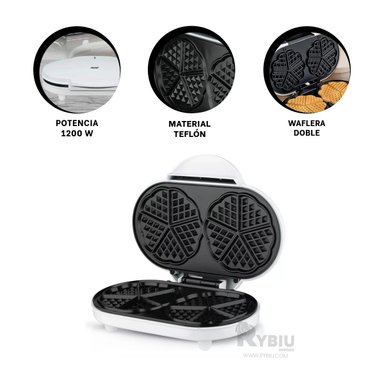 PRENSA RYBIU R514 DOBLE WAFFLES EN BLANCO + POST-IT ADHESIVOS
