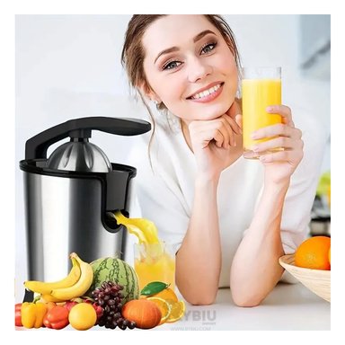 EXPRIMIDOR RYBIU R623B 180 W MODERNO DE BEBIDAS EN PLATEADO + REGALO STICKERS