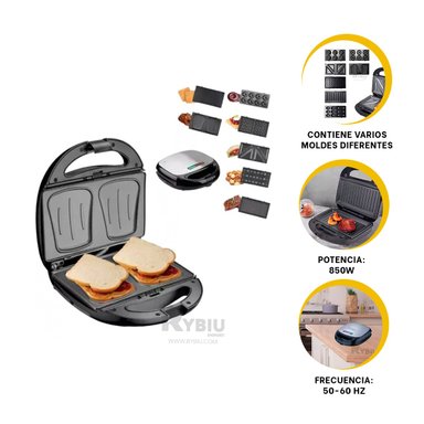 TOSTADOR RYBIU EL32291 PRACTICO ELECTRICO 8 EN 1 NEGRO + REGALO AGENDITA