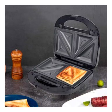 SANDWICHERA RYBIU EL32291 CASERA 8 EN 1 NEGRO