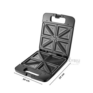 PLANCHA RYBIU EL32290 VERSATIL COCINA NEGRO + REGALO LIGAS PEINAR