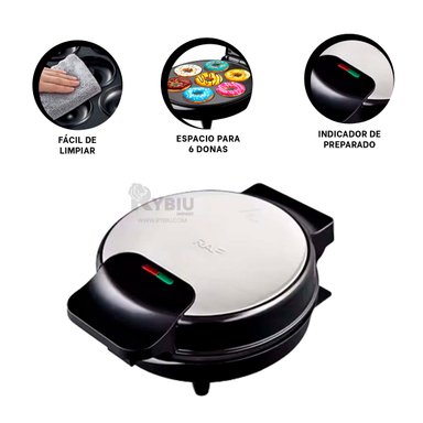 EQUIPO RYBIU EL29817 PERFECTO DONAS NEGRO + REGALO LIGAS PEINAR