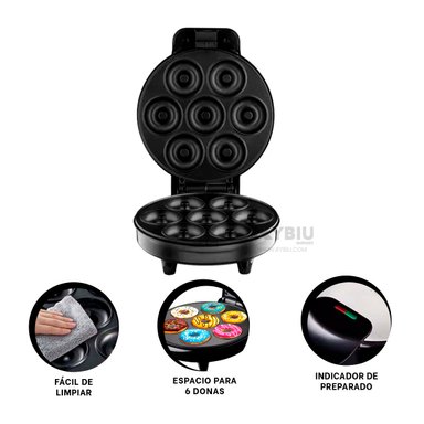 EQUIPO RYBIU EL29817 FUNCIONAL HACER DONAS EN NEGRO + LIGAS REGALO