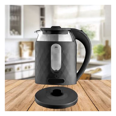 HERVIDOR A CONEXIÓN RYBIU BM-1812 2L HERVIDOR A CONEXION EN NEGRO + REGALO AGENDITA