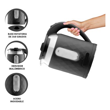 TETERA RYBIU BM-1812 2L AUTOMATICA EN NEGRO + GIFT STICKERS