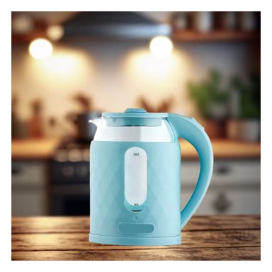 HERVIDOR RYBIU BM-1812 2L VERSATIL VIDRIO EN EN COLOR CELESTE