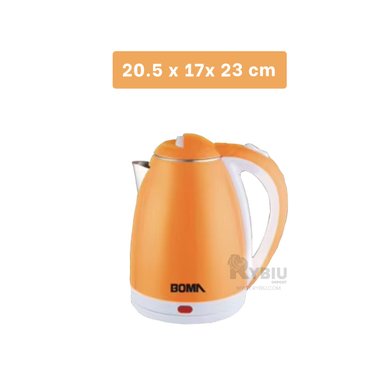 MAQUINA PARA HERVIR RYBIU BM-1009 2L EN NARANJA + LIGAS REGALO