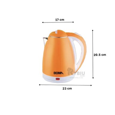 MAQUINA DE INFUSION RYBIU BM-1009 2L NARANJA + REGALO LIGAS PARA PEINAR