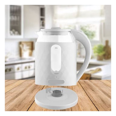 HERVIDOR A CONEXIÓN RYBIU BM-1812 2L HERVIDOR A CONEXION EN BLANCO + REGALO AGENDITA