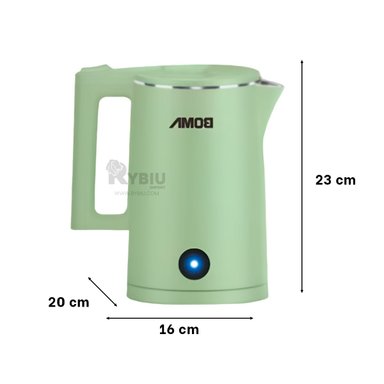 TETERA RYBIU BM-150A18 VIAJE 1800ML VERDE + REGALO LIGAS PARA PEINAR