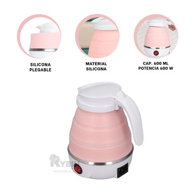 MÁQUINA DE EBUILLICION RYBIU EL32276 600ML ROSADO + POST-IT ADHESIVOS
