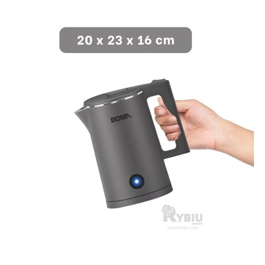 TETERA RYBIU BM-150A18 1800ML CON ENCHUFE COMODO PLOMO + LIGAS REGALO