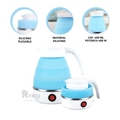 MÁQUINA DE EBUILLICION RYBIU EL32277 600ML CELESTE + POST-IT ADHESIVOS