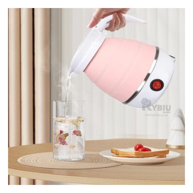 HERVIDERO RYBIU EL32276 600ML COMPACTO COLOR ROSADO + REGALO STICKERS