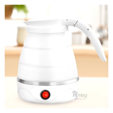 HERVIDERO ELECTRICO RYBIU EL32274 600ML PLEGABLE SILICONA EN BLANCO