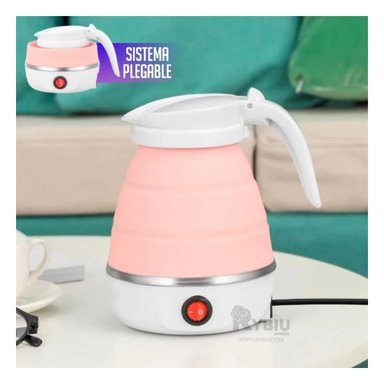 HERVIDERO PARA ACAMPAR RYBIU EL32276 600ML EN ROSADO + REGALO AGENDITA