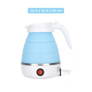 MAQUINA RYBIU EL32277 600ML CALENTADOR AGUA CELESTE + LIGAS REGALO