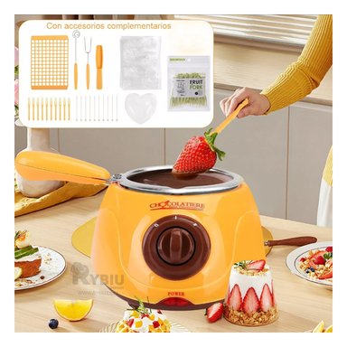OLLA RYBIU PREPARAR CHOLATE COLOR AMARILLO + REGALO AGENDITA EL30713