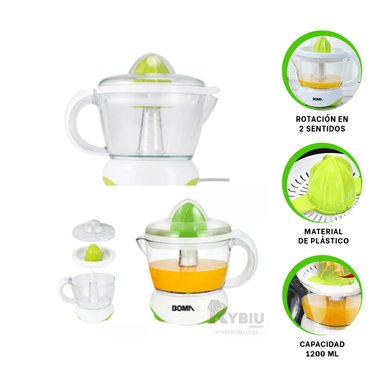EXTRACTOR RYBIU BM-601H SILENCIOSO DE 1200ML EN BLANCO + GIFT STICKERS