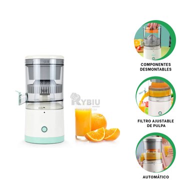 EXPRIMIDORA RYBIU EL30688 PARA EXTRAER SUMO FRUTA + BANDERITAS ADHESIVAS