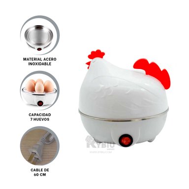 HERVIDORA RYBIU EL30689 7L BUENA Y ELEGANTE EN TONO BLANCO + LIGAS REGALO