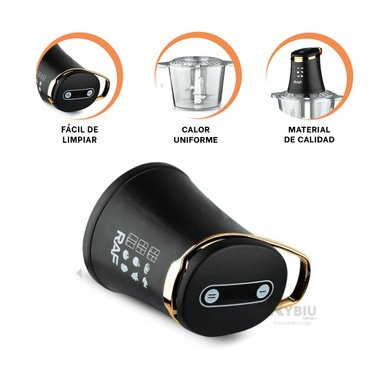TRITURADOR RYBIU R-7041 MULTIFUNCIONAL CON CUCHILLO NEGRO + GIFT STICKERS