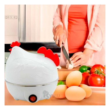 GALLINA SANCOCHADORA DE HUEVOS RYBIU EL30689 7L BLANCO + REGALO STICKERS