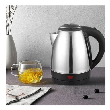 JARRA HERVIDOR RYBIU EL30691 2L PARA LA FAMILIA EN PLATEADO + REGALO STICKERS