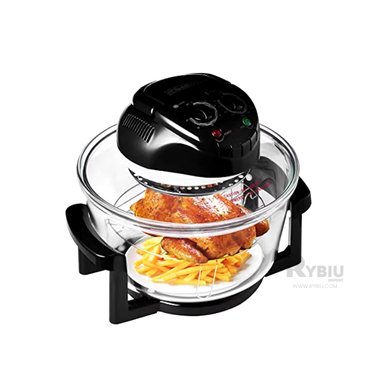AIRFRYER RYBIU R5302 MANUAL EFICIENTE EN COLOR NEGRO + BANDERITAS ADHESIVAS