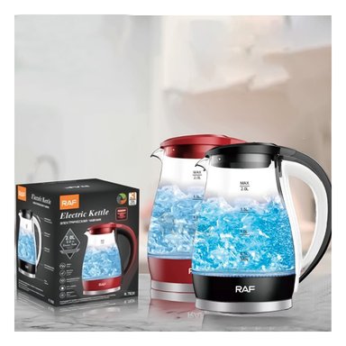 HERVIDOR A CONEXIÓN RYBIU R7820 2L HERVIDOR A CONEXION EN ROJO + REGALO AGENDITA