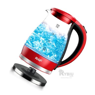 CALENTADOR DE INFUSION RYBIU R7820 2L EN ROJO + BANDERITAS ADHESIVAS