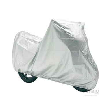 FORRO RYBIU HE30716 PROTEGE VEHICULO CLIMA PLOMO + BANDERITAS ADHESIVAS