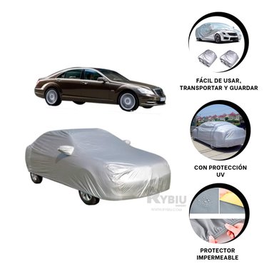 CUBIERTA RYBIU MANTIENE EL CARRO LIMPIO EN GRIS + REGALO STICKERS