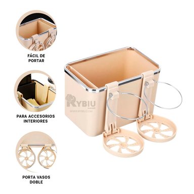 CAJA RYBIU HE29611 CREMA CON COMPARTIMENTOS EFICIENTE + REGALO AGENDITA