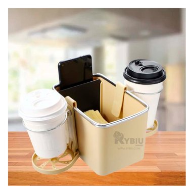 ORGANIZADOR RYBIU HE29611 CREMA CON SOPORTE MOVIL + REGALO STICKERS