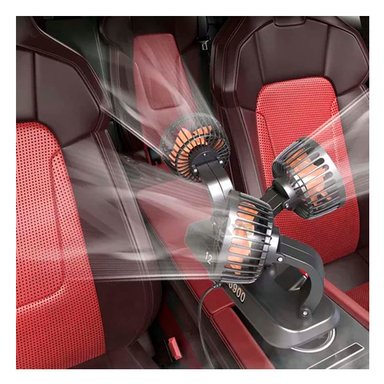 VENTILADOR PORTATIL RYBIU HE30082 AIREADOR FUNCIONAL VERANO NEGRO + ENVOLTORIO REGALO