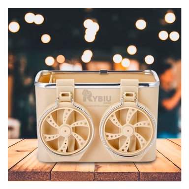 ORGANIZADOR RYBIU HE29611 CREMA UTIL OBJETOS CARRO + GIFT STICKERS