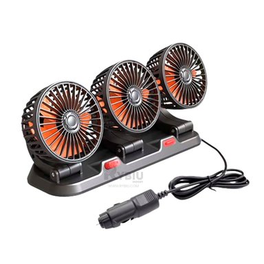 VENTILADOR PORTATIL RYBIU HE30082 FRESCURA EL CARRO NEGRO + PAPEL REGALO
