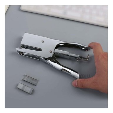 GRAPADORA RYBIU LI29567 MAQUINA GRAPADO IDEAL PLATA + LIGAS REGALO ACERO INOXIDABLE