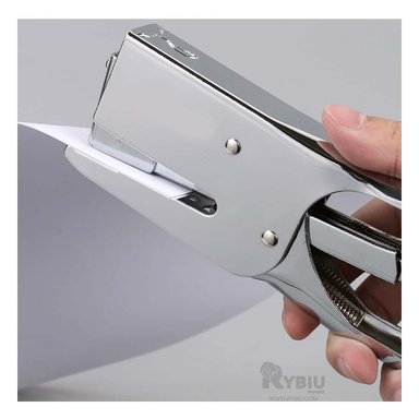 MAQUINA GRAPAR RYBIU LI29567 UTIL PLATA + REGALO LIGAS PEINAR ACERO INOXIDABLE