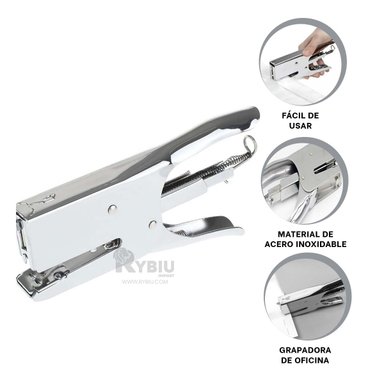ENGRAPADORA RYBIU LI29567 ACERO FUERTE PLATEADO + GIFT MINIAGENDA ACERO INOXIDABLE