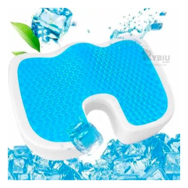 COJIN FRESCO UNISEX BLANCO Y FUNDA PLOMO Y+PAPEL DE REGALO