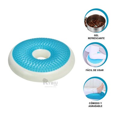 ALMOHADILLA PARA CLIMA CALOR FUNDA NEGRA Y+REGALO AGENDITA