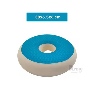 COJIN ERGONOMICA Y COMODA CON FUNDA NEGRA Y+LIGAS DE REGALO