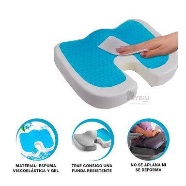 ALMOHADILLA LIGERO Y COMODO FUNDA PLOMO Y+REGALO STICKERS - 3