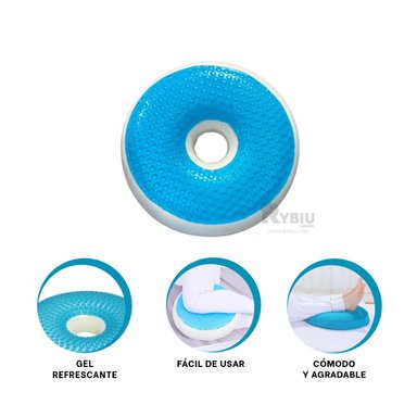 ALMOHADA FIRME PARA POSTURA CON FUNDA NEGRA Y+GIFT STICKERS - 2