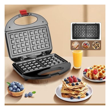 WAFLERA RYBIU EL30714 CON TERMOSTATO EN NEGRO + REGALO STICKERS