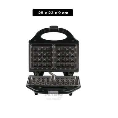 GOFRERA RYBIU EL30714 LIGERO Y PORTATIL EN COLOR NEGRO + LIGAS REGALO